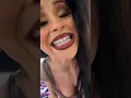 Tiny Texie experimenting with makeup