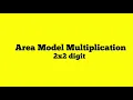 2x2 Digit Area Model Multiplication