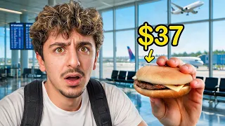I Ate ONLY Airport Food for 24 Hours!