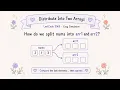 Distribute Into Two Arrays I LeetCode 3069 Easy Simulation Explained Visually