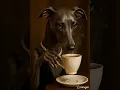 Download Lagu Luxury Coffee Moment with a Greyhound