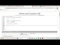 Write a program for GCD or HCF in java