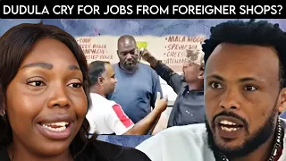 Operation Dudula Members BEGGING For Jobs From Foreigner SHOPS 