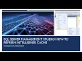 SQL Server Management Studio Tutorial - Refresh IntelliSense Cache