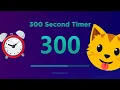 300 Second Timer Countdown with Alarm