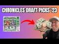 2023 NFL Panini Chronicles Draft Picks Box - New Release