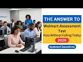 Walmart Assessment Test Answers 2026 Pass Fast Without Failing Hiring Guide