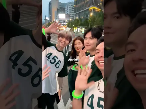 Fui al Desfile del Juego Del Calamar con los Actores Coreanos 🦑