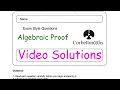 Algebraic Proof Answers - Corbettmaths