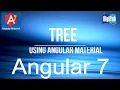 Angular Material Tree Angular7