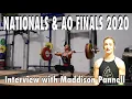 WHAT MOTIVATES MADDISON PANNELL AO NATIONALS 2020 CAL STRENGTH