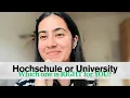 Hochschule Vs University Which one should you choose in Germany