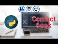 Contact Book Using Python Lists Python Mini Project Crazy Coders