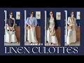 How to style linen culottes - Summer outfit ideas
