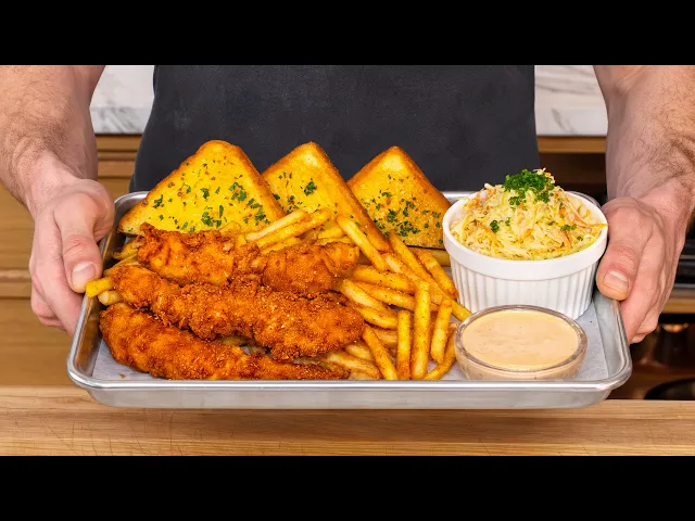 Video: The Ultimate Chicken Tender Plate At Home