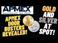 Black Friday Door Busters At Apmex Revealed Gold and Silver At SPOT Precious Metal Sale and Deals