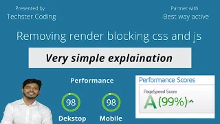 Removing render blocking css and js Wordpress performance optimization