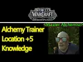 WoW Dragonflight alchemy trainer master location guide 5 FAST alchemy knowledge points