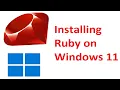 How to download and install Ruby on Windows 11