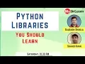 MySirG Webcast Python Libraries You Should Learn