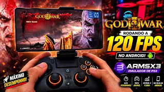 🚀 GOD OF WAR III A 120 FPS NO CELULAR! 😱 ARMSX3 SURPREENDE NA EMULAÇÃO DE PS3 MOBILE