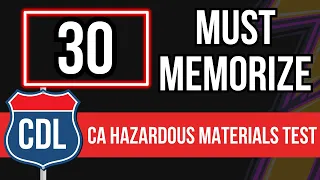 California CDL Hazardous Materials Test CA DMV Hazmat Practice Exam with Questions Answers