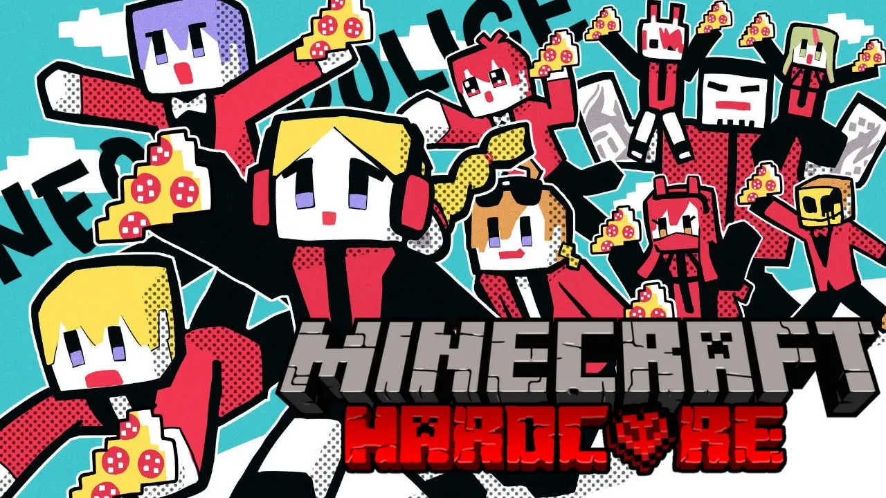【Minecraft】1回でも死んだらリセット！10人でエンドラ討伐！  #ネオポリスマイクラハードコア  【アキロゼ視点/ホロライブ】