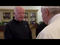 Les Dennis remembers his mother as he meets with Pope Francis