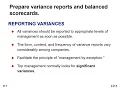 Variance Reports