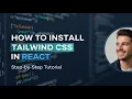 How to setup and use Tailwind CSS v4 1 in React 2025 Step by step guide