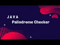 How to find palindromes in Java