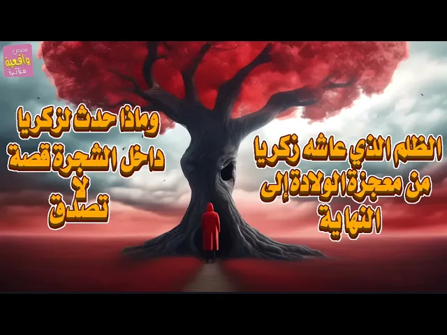 ⁣قصة لاتصدق !!! ماذا حدث للنبي زكريا داخل الشجره والظلم الذي عاشه من معجزة الولادة الى النهاية