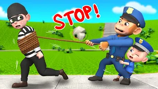 El sheriff Zozo persigue al ladrón | Canción policial | Seguridad para niños | Rosoo en Español