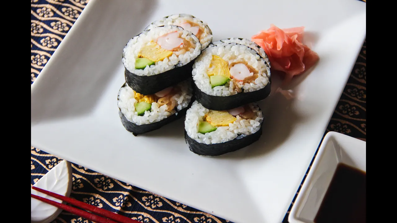 Futomaki Sushi Recipe - Japanese Cooking 101