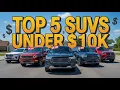 Top 5 Used SUVs Under 10 000 in the U S - Best Budget Picks