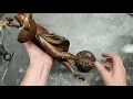 Spelter Repair Antique Clock Finial