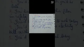 حل التمرين ص 50 انجليزية ثالثة ثانوي 