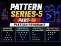 Triangle Pattern Programs in Java Pattern Series - 5 Part 19 Telugu