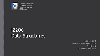 Data structures - Exercise