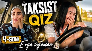 Taksist qiz 4-soni🚖🙋‍♀️ Dugonam sinovimdan o’tmadi😕