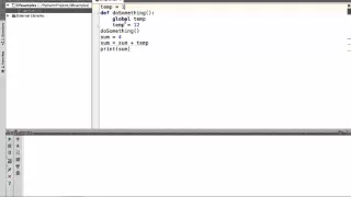 The global Keyword in Python