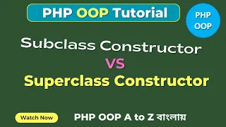 PHP OOP How Superclass Subclass Constructors REALLY Work Explained Clearly PHP OOP Tutorial