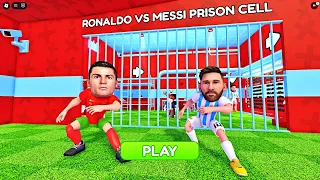 RONALDO VS MESSI PRISON ESCAPE!😱 | Roblox Obby Full Gameplay