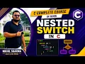 Nested switch in C Decision Making Statements in C Complete C course C Program VS Code Hindi