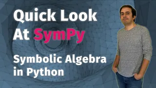 Numerical Modeling 7 A quick look at SymPy for symbolic computation in Python