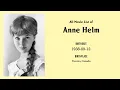Anne Helm Movies list Anne Helm Filmography of Anne Helm