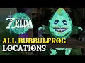 Zelda Tears Of The Kingdom All 147 Bubbulfrog Locations All Bubbul Gems