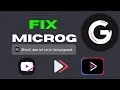 MicroG does not run in the background