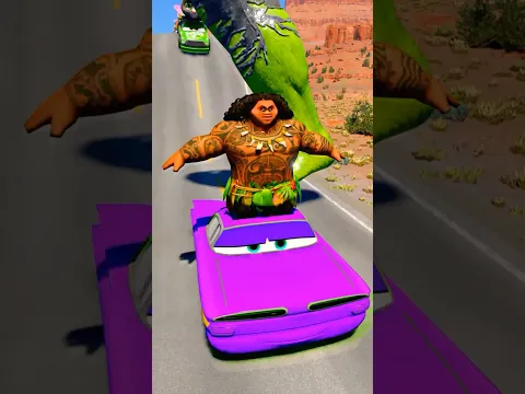 Funny & Weird Cars VS Hammer Hulk's Spinner Crush in BeamNG.drive