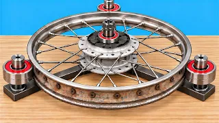A Farmer's Genius Invention! Turn an Old Wheel Rim Into an Incredibly Useful Metal Bending Machine!